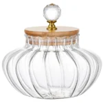 1 PCS Hochborosilikat Streifenversiegeltes Glas, Küchenlagerbehälter, Kaffeebehälter, Kaffeeaufbewahrungsbehälter