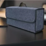 Felt Boot Organiser – foldable storage box with compartments, non-slip