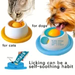 Haustier-Leckmatte & Anti-Schling-Napf – für Hunde und Katzen, mit Saugnapf