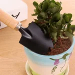 3-teiliges Mini-Gartenwerkzeug-Set – Handschaufel, Harke & Pflanzkelle – Bild 3