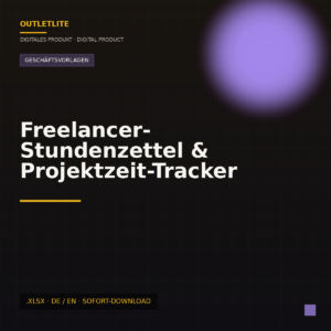 Freelancer-Stundenzettel & Projektzeit-Tracker