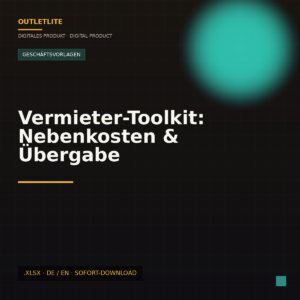 Vermieter-Toolkit: Nebenkosten & Übergabe