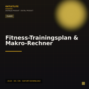 Fitness-Trainingsplan & Makro-Rechner