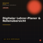 Digitaler Lehrer-Planer & Notenübersicht