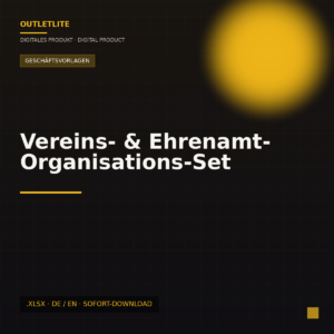 Vereins- & Ehrenamt-Organisations-Set