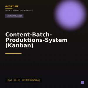Content-Batch-Produktions-System (Kanban)