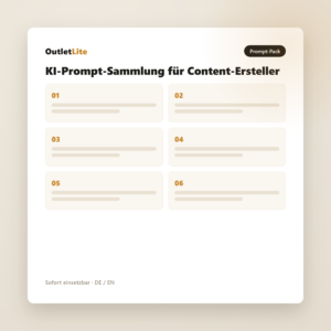 KI-Prompt-Sammlung für Content-Ersteller