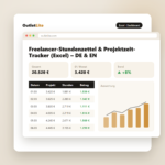 Freelancer-Stundenzettel & Projektzeit-Tracker (Excel) – DE & EN