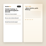 Hunde-Trainings- & Gesundheitstagebuch – DE & EN