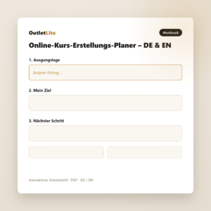 Online-Kurs-Erstellungs-Planer – DE & EN