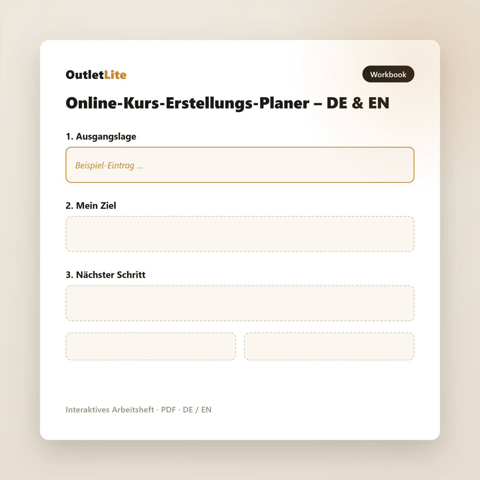 Online-Kurs-Erstellungs-Planer – DE & EN – Produktvorschau Online-Kurs-Erstellungs-Planer – DE & EN