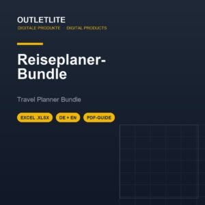 Smart Reiseplaner-Bundle (Excel, DE & EN)